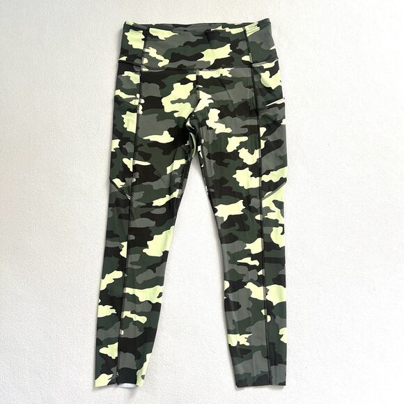 Lululemon Heritage 365 Camo Green Fast Free Tight 25" Non-Reflective Nulux 8